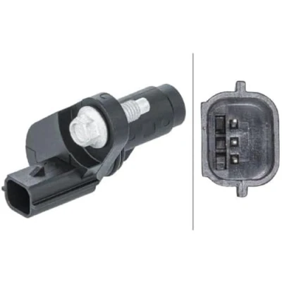 Image of 12588992 Impulse Sensor HELLA 6PU 013 122 961 3 pin connector Hall with screw SAAB: 9 5 Saloon, Convertible, Saloon