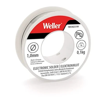 Image of Weller EL99/1 100 (T0054025199) 1mm 100g Electronic Lead Free Solder for Semi Professional Use
