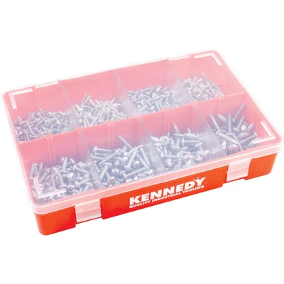 Image of Kennedy Self Tappers Pozi Pan Imperial BZP Kit