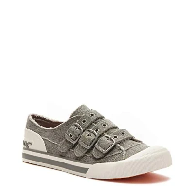 Image of Rocket Dog Women&#039;s Jolissa Ranger Cotton Fashion Sneaker, Grey, 4 UK