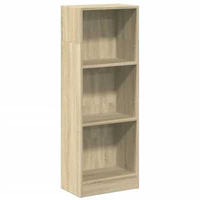 Image of vidaXL Bookcase Bookshelf Book Rack Storage Cabinet Sonoma Oak Engineered Wood 40x24x109 cm Freestanding