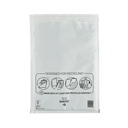 Image of Mail Lite Bubble Postal Bag White J6 300x440 Pack of 50 101098087