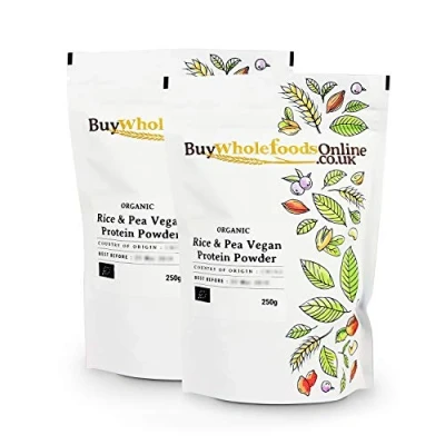 Image of Organic Rice &amp; Pea Vegan Protein Powder 500g