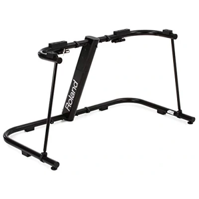 Image of ROLAND KS G8B Portable Stand for 88 Note Keyboards, Black, Adjustable Height