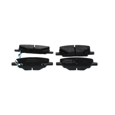 Image of 042566753, 84720014, 84856629 Brake pad set BOSCH 0 986 424 896 Low Metallic with acoustic wear warning anti squeak plate, mounting manual