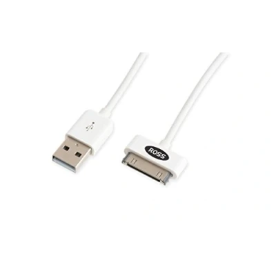 Image of Ross (1m 30 Pin to USB Sync and Charge Cable (White)
