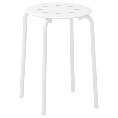 Image of Ikea MARIUS Stool, white