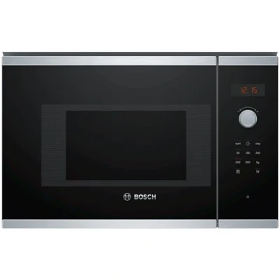 Image of Bosch Home &amp; Kitchen Appliances Serie 4 BFL523MS0B Built In Microwave Stainless Steel
