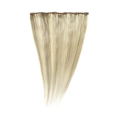 Image of American Dream Human Hair Quick Fix Clip In Extensions 18 inch Ash Blonde/Beach Blonde