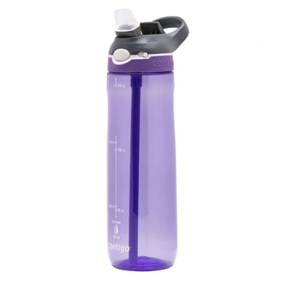 Image of Contigo Cortland Autoseal Water Bottle Large 720ml BPA Free Drinking Sports Flask Leakproof Drink Ideal for School, Gym, Bike, Running, Hiking
