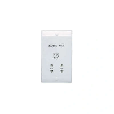 Image of Ansell ADVSS Dual Voltage White Shaver Socket