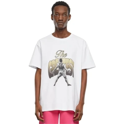 Image of Upscale by Mister Tee Greatest Heavy Print Tshirt, Men&#039;s, Size: XS, White