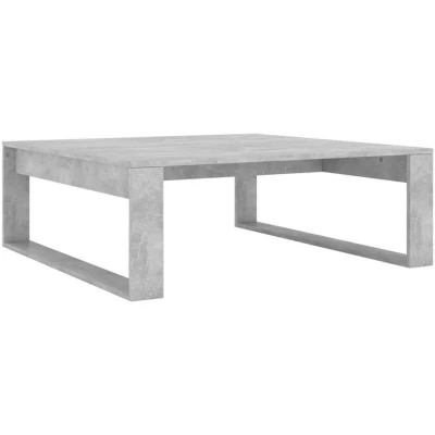 Image of vidaXL Coffee Table Concrete Grey 100x100x35 cm Engineered Wood
