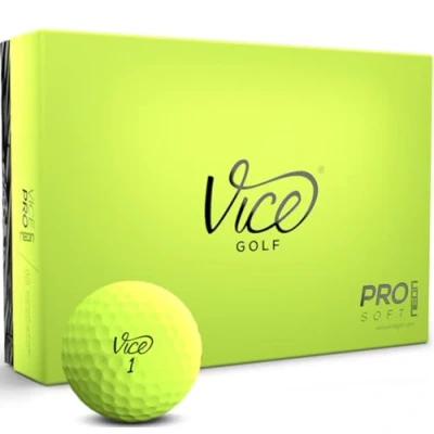 Image of Vice Pro Soft Golf Balls, Lime (One Dozen)