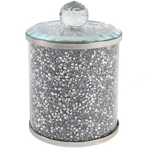 Image of Biznest Crushed Crystal Trinket Box, Home Decorative, Living Room, Bedroom Best For Gift
