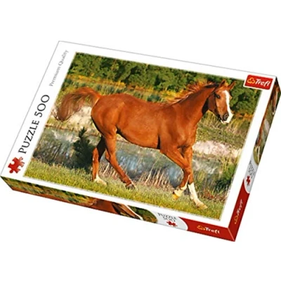 Image of Trefl &quot;The beauty of gallop Puzzle (500 Piece, Multi Color)