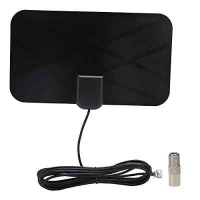 Image of ciciglow Indoor TV Aerial,Digital HDTV Antenn HD Antenna 170‑240MHz 470‑860MHz Compatible with 720p, 1080i, 1080p / ATSC