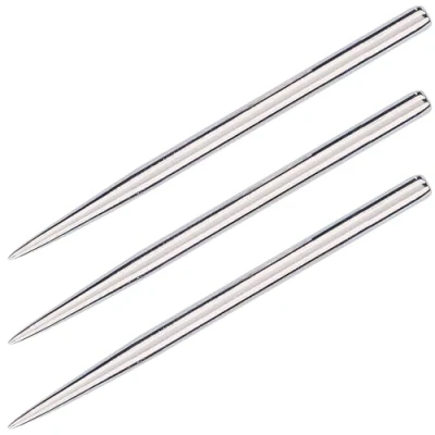 Image of Unicorn Replacement Steel Dart Points Needle Extra Long 52.1 mm Silver 3 per Pack