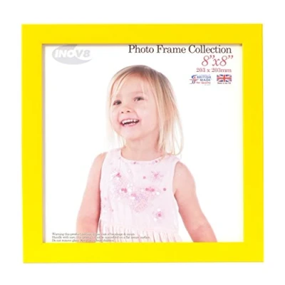 Image of Inov8 Framing Photo Frame, Canary Yellow, 8x8