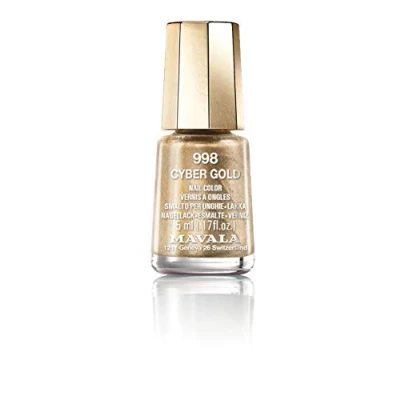 Image of Mavala Mini Color Nail Cream 5ml 998: Cyber Gold