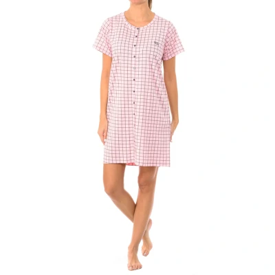 Image of Kisses&amp;Love Womens short sleeved summer nightgown KL45000 Pink Size Large