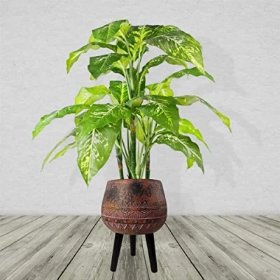 Image of Leaf Extra Large Cachepot Planters, 40cm Zaturn, 44cm
