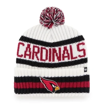 Image of 47 NFL Arizona Cardinals Unisex Cuff Knit Bobble Hat, White