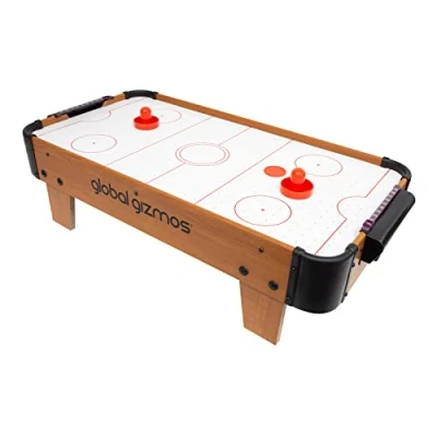 Image of Global Gizmos Deluxe Table Top Air Hockey Game 70.8x37x21cm