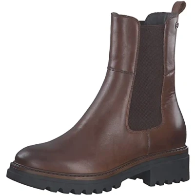 Image of Tamaris Women&#039;s 1 25443 27 Chelsea Boot, Muscat Leather, 7.5 UK