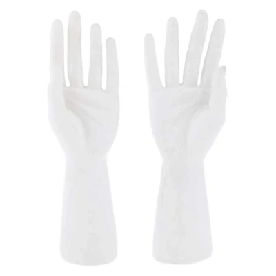 Image of Tubayia 1 Pair Male Mannequin Hand Model Jewellery Display Stand for Watches Rings Gloves