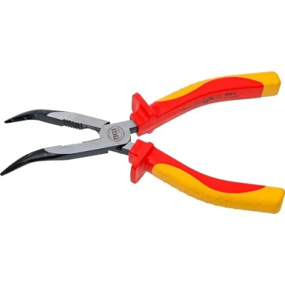 Image of BGS 7153 VDE Long Nose Pliers Angular 200 mm