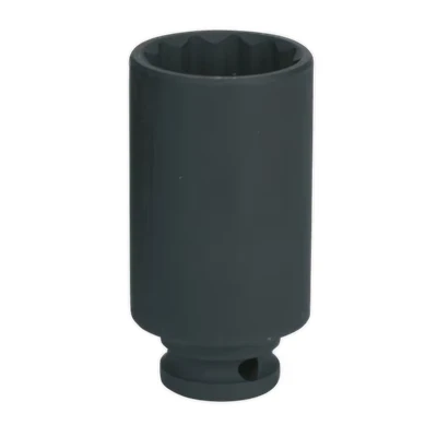 Image of Sealey Premier Impact Socket 33mm Bi Hex Deep 1/2&quot;Sq Drive