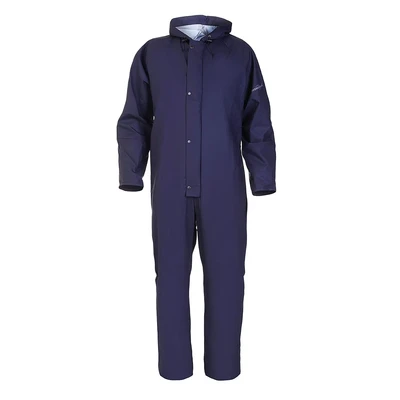 Image of Salesbury Hydrosoft Waterproof Coverall Navy Blue Small
