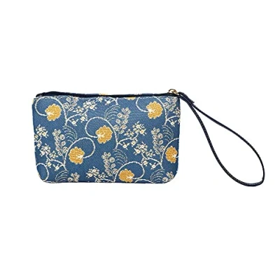 Image of Signare Tapestry Small Wristlet Clutch Bag for Women, Ladies Purses with Wrist Strap &amp; Zip Closure