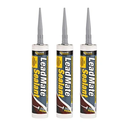 Image of Everbuild 3 X Lead Mate Sealant 310 ml Grey