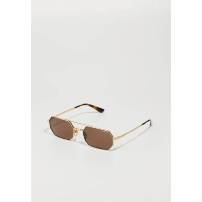 Image of VOGUE EYEWEAR Woman VO4329S 280/73 Sunglasses Metal Gold Brown Geometric Normal