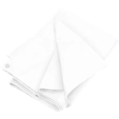 Image of vidaXL Tarpaulin 180 g/m² 4x4 m White HDPE