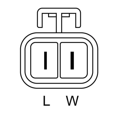 Image of LR1100503, LR1100503A, LR1100503B, LR1100503C, LR1100503D Generator BOSCH 0 986 048 340 14V 100A B+(M8), L, W PL50 incl. vacuum pump 60mm