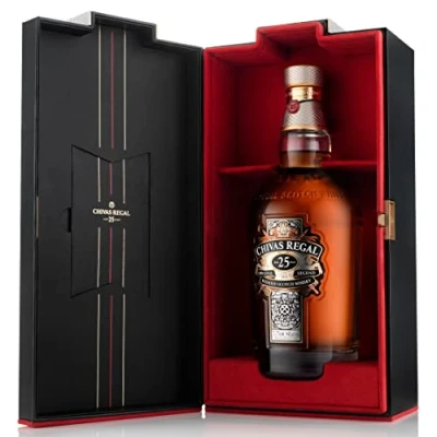 Image of Chivas Regal 25 Year Old Blended Scotch Whisky, 70 cl with Gift Box