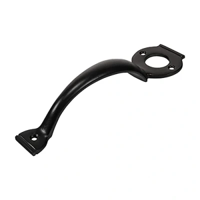 Image of 2x TIMCO Escutcheon Handle Black RLEH8BB
