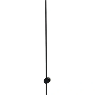 Image of Essence Tall Integrated LED Wall Lamp Black 2700K