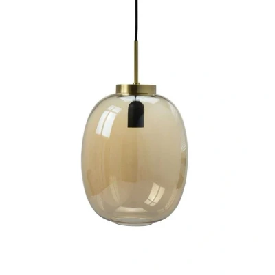 Image of Dyberg Larsen DL39 pendant Ø 25 cm amber/brass