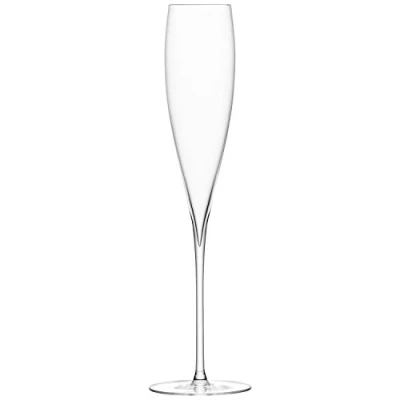 Image of LSA Savoy Champagne Flute 200ml Clear Set of 2 Mouthblown &amp; Handmade Glass SA05