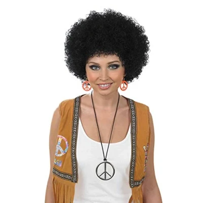 Image of Fun Shack FNX2739 Afro Pop Wig Costume, Mens, One Size