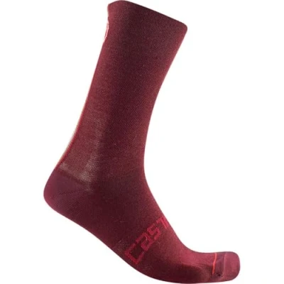 Image of CASTELLI 4522567 421 RACING STRIPE 18SOCK Socks Men&#039;s BORDEAUX Size S/M