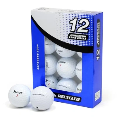 Image of Second Chance Recycled Lake Golf Balls, 12 Pack Grade A for Srixon Mix Balls including Distance