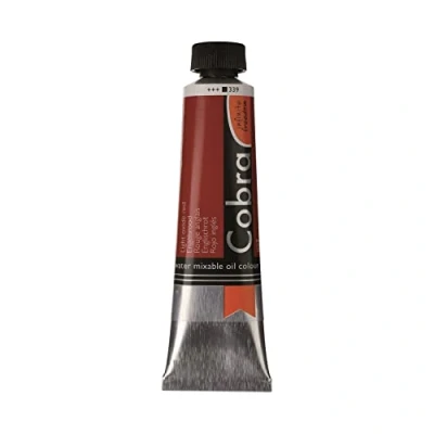 Image of Cobra Artist Oil Colour Tube 40 ml Light Oxide Red 339