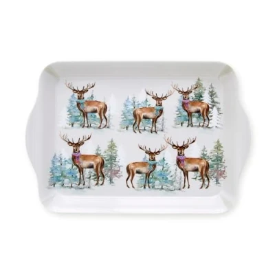 Image of Cooksmart British Designed Christmas Scatter Serving Tray Dinner For Multiple Uses Around The Home Trays Food Or Drinks Stag