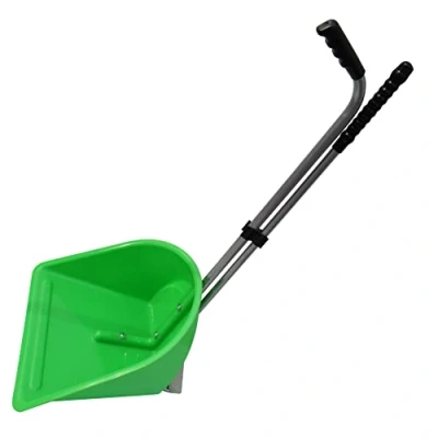 Image of Secure Fix Direct Horse Poop Scoop and Rake (Manure Equestrian Heavy Duty Lightweight Green)