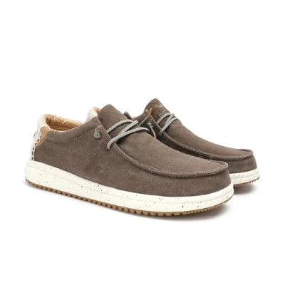 Image of Walk in PITAS Nias Men&#039;s Loafers Casual Boat Shoes Summer Sneakers for Men Taupe 11 UK